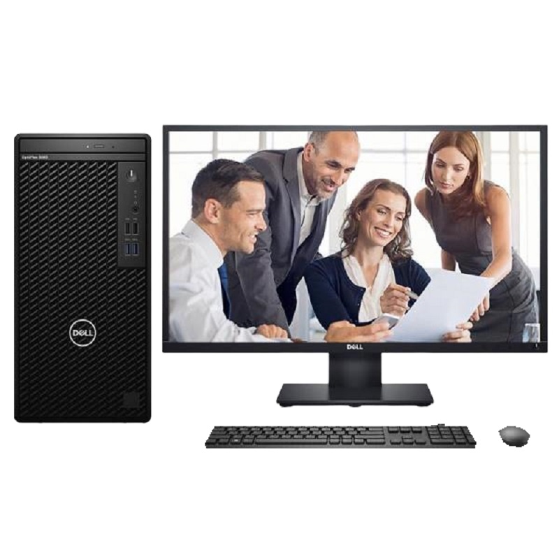 戴尔 OptiPlex 3080 Tower i3-10100/4G/1T/集显/3年保/21.5寸显示器
