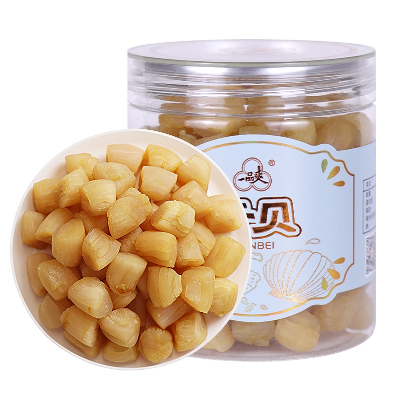 一品爽 瑶柱148g 淡干小干贝扇贝肌海鲜干货海产品
