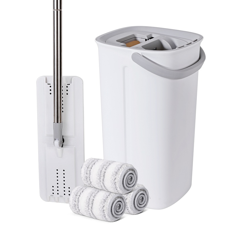 美丽雅 洗刷刷乐享平板拖把 3拖布头加量装