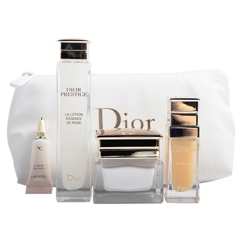 [国内专柜版]迪奥花蜜活颜丝悦护肤套装 玫瑰精粹露30ml+精华露10ml+修护霜15ml+玫瑰眼精华2ml+化妆包