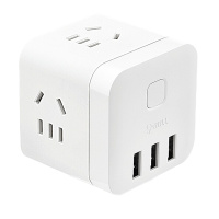 公牛大小魔方usb排插智能迷你多功能手机快充插线板桌面立式插排插座加长延长线3米5米拖线板旅行充电器 GN-U303UW