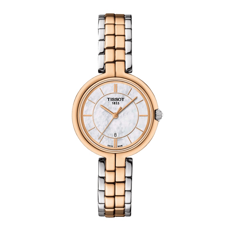 天梭(TISSOT)弗拉明戈系列时尚简约休闲商务钢带石英女士手表T094.210.22.111.00