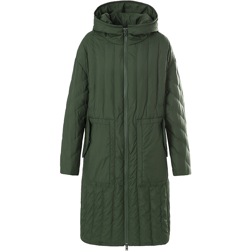 ERAL-艾莱依2018冬新款轻薄羽绒服女中长款显瘦617104099