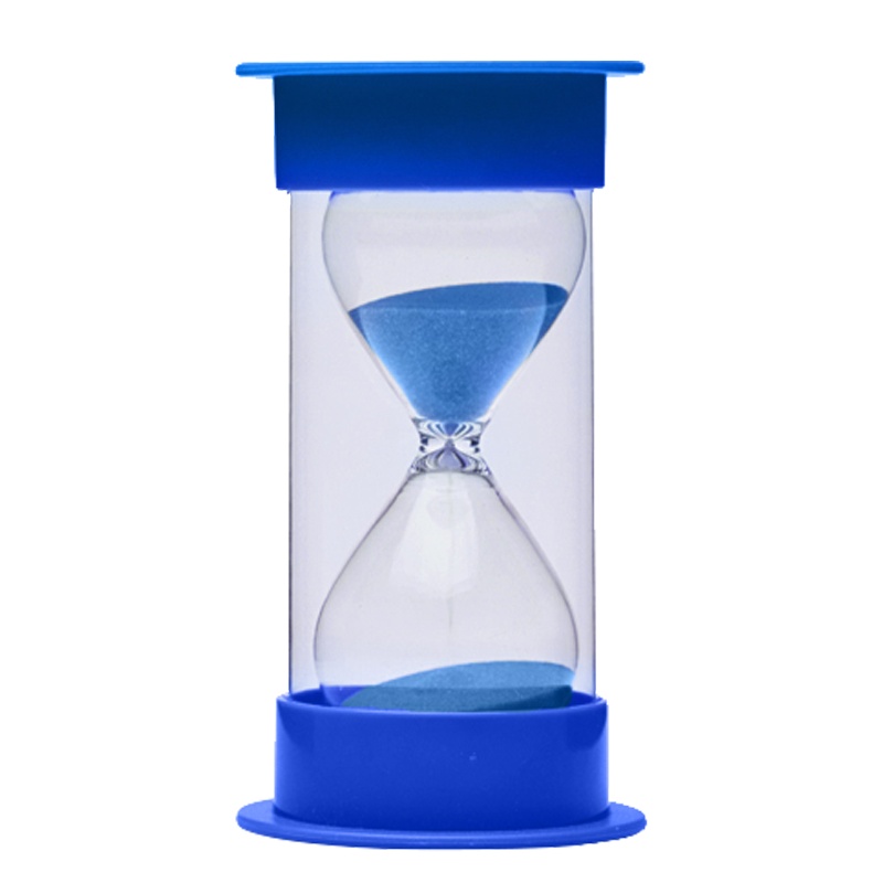 沙漏计时器儿童时间30分钟半小时摆件创意装饰阿斯卡利漏沙斗流沙瓶橙子-60分钟