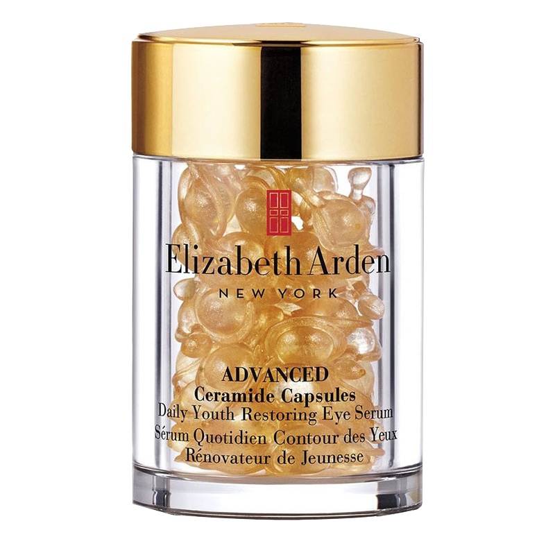 美国 Elizabeth Arden伊丽莎白雅顿 新版金胶 时空焕活胶囊眼部精华液 60粒左右 淡化细纹 去黑眼圈