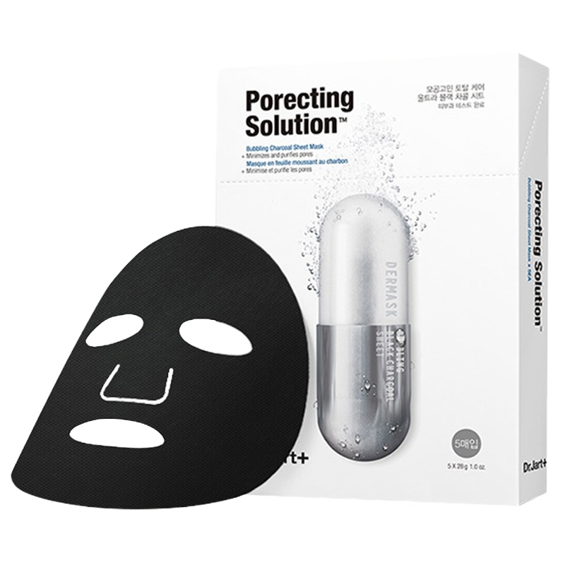 [清除毛孔垃圾]Dr.Jart+ 蒂佳婷 灰色药丸 泡泡护理 面膜 5片/盒 双重净化 韩国进口