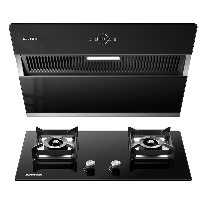 华帝 百得(BEST) E123C+QE52 烟灶套装 侧吸式智能抽油烟机 液化气灶(液化气)自动洗 热炫自动洗