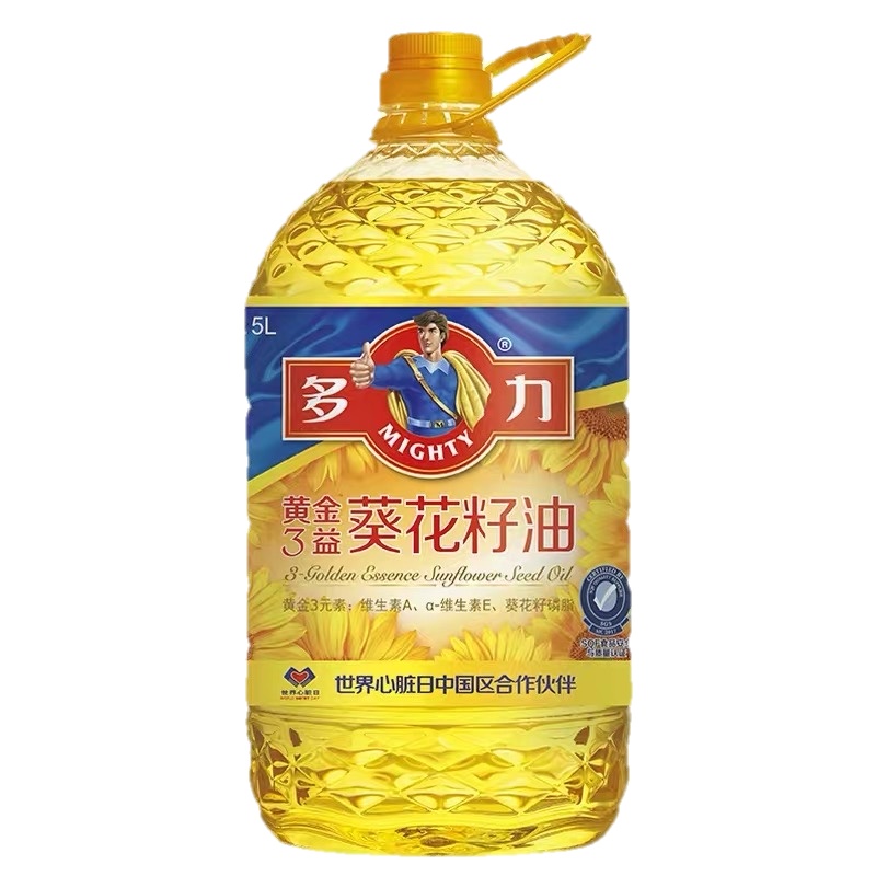 多力压榨玉米油5L 食用油
