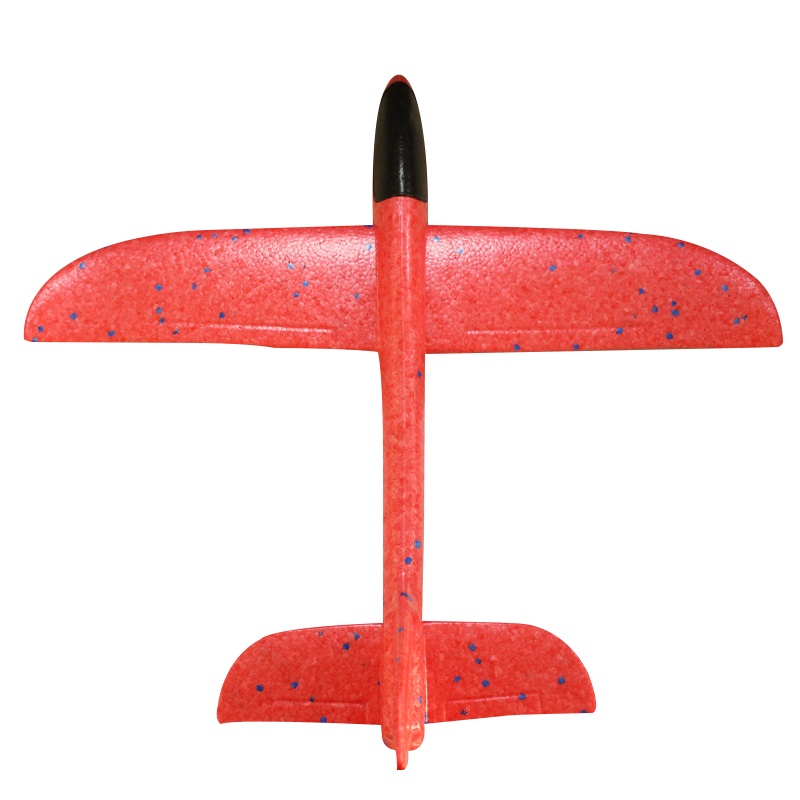 鸱吻手抛泡沫飞机模型网红塑料回旋户外手掷滑翔机男孩女孩大小号儿童3岁以上玩具飞机飞盘