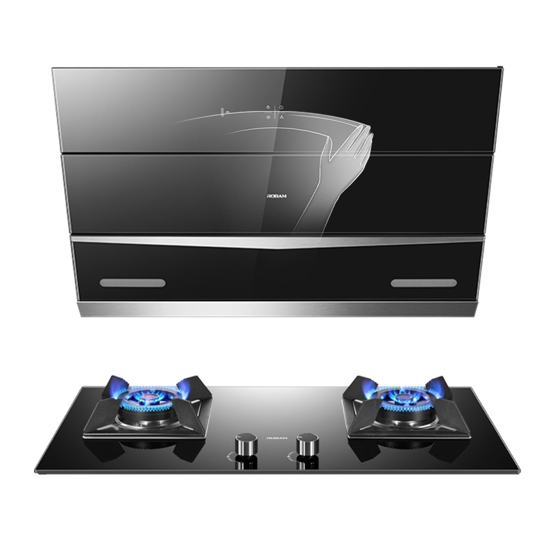 [王者新品]老板(ROBAM)油烟机烟灶套餐侧吸22立方抽油烟机吸油烟机烟灶套装27N0H+36B5X(液化气)厨电套装