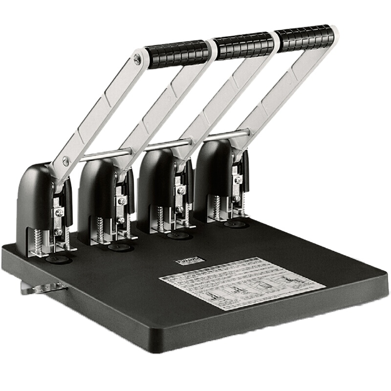 可得优(KW-triO)954四孔打孔机 打孔器 重型省力打孔机 150页刀头可换 活页本打孔器 文件打孔机