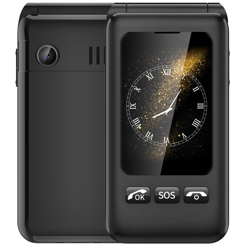 天语(K-Touch)T9S 全网通4G翻盖手机移动联通电信老人手机 双卡双待VoLTE老年机 学生备用功能机