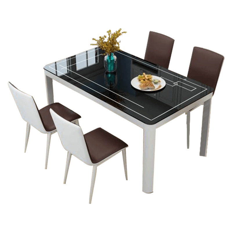 喜视美北欧餐桌椅组合轻奢饭桌现代简约桌子小户型家用方桌