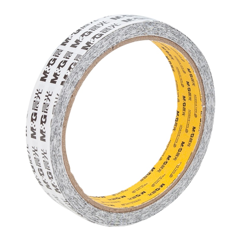 晨光高粘性棉纸双面胶带 手撕易断海报粘贴胶带 18mm*10m*1卷AJD99574