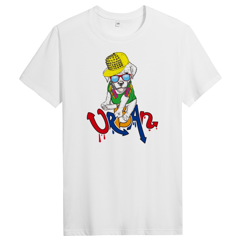 纯棉短袖T恤男士潮流圆领夏季半袖体恤衣服男 DT10805