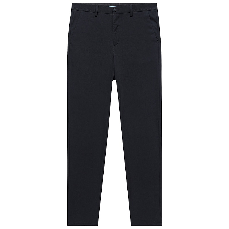 袋鼠(DAISHU)2019春夏新品 中年男士纯色百搭直筒免烫商务休闲长裤 DSDE1KB026F