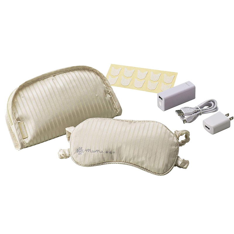 ATEX 猫咪眼罩 AX-KX512 温感热敷米色款眼部按摩仪