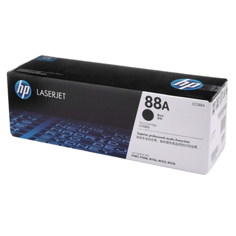 惠普(hp)CC388A黑色硒鼓 88A(适用 1108;1106;M1213;1216;1136;M202;M226)