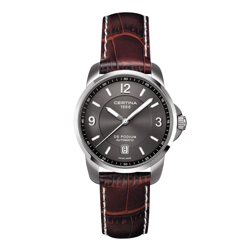 雪铁纳(CERTINA)瑞士手表 DS Podium系列 自动机械男士皮带腕表 C001.407.16.087.00