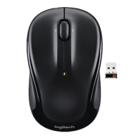 罗技(Logitech)M325 鼠标 无线鼠标 办公鼠标 对称鼠标 黑色 带无线2.4G接收器