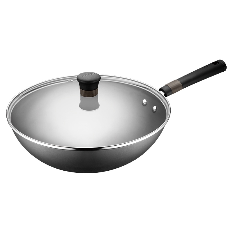 苏泊尔(SUPOR)有钛真不锈铁锅 30cm HC30A3