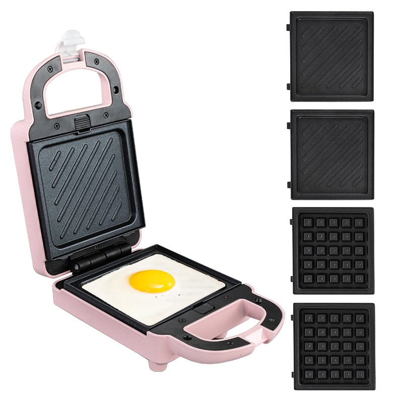 荣事达(Royalstar)三明治机RS-B658B营养轻食机早餐机家用华夫饼机多功能加热吐司压烤面包机