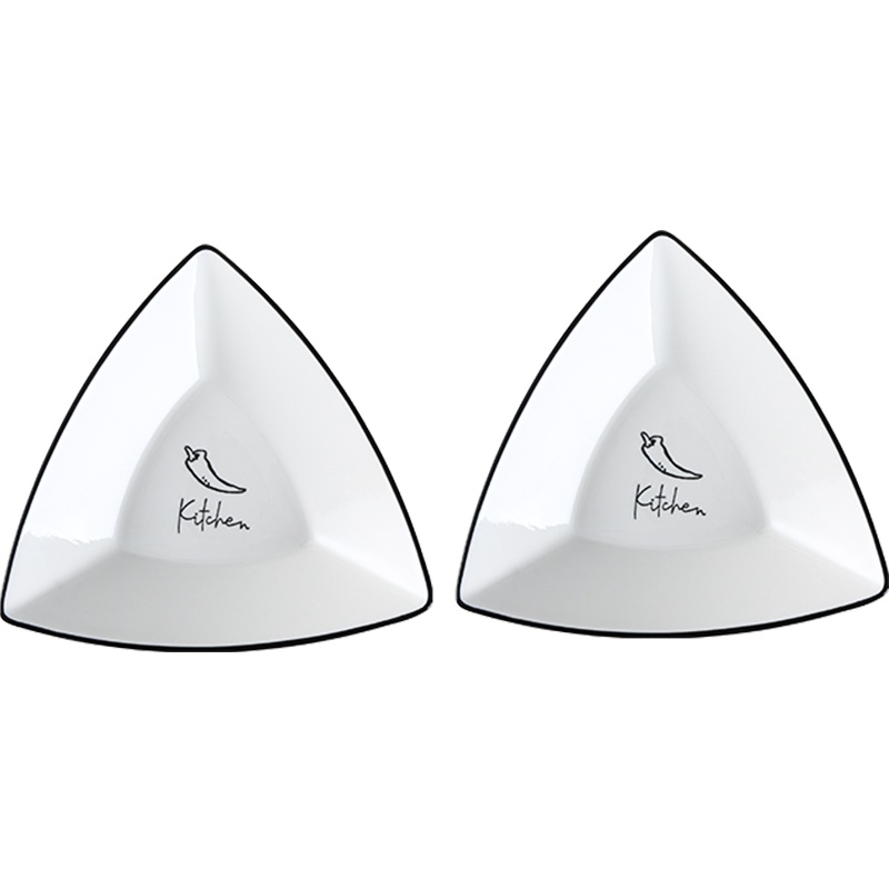 釉下7.2英寸三角深盘(新梦想)