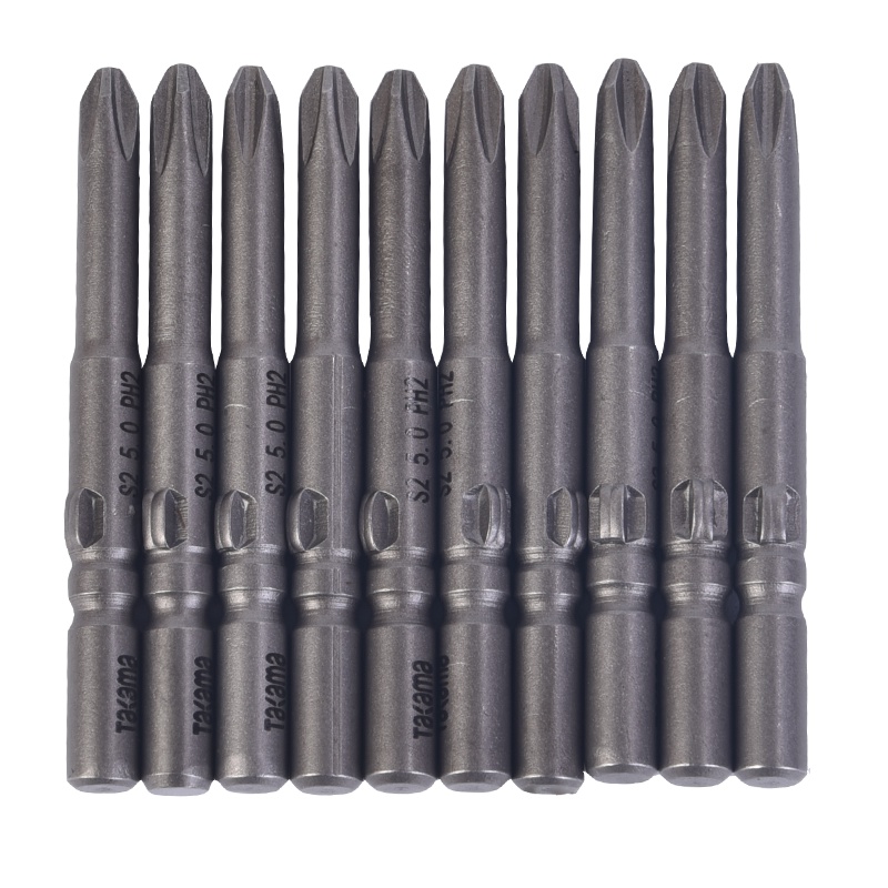 高松takama 6.35mm系列S2双头十字形螺丝批头1X65mm403165 10支/盒