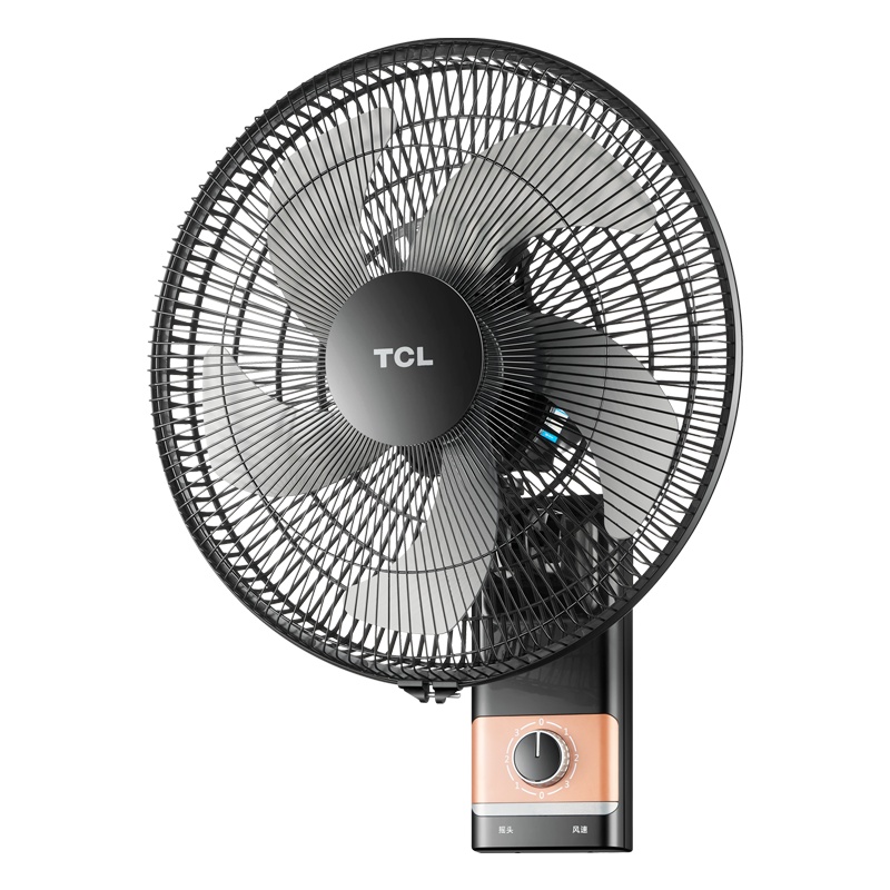 TCL 电风扇/壁扇/家用风扇/五叶节能静音摇头风扇TFB35-20AD-5