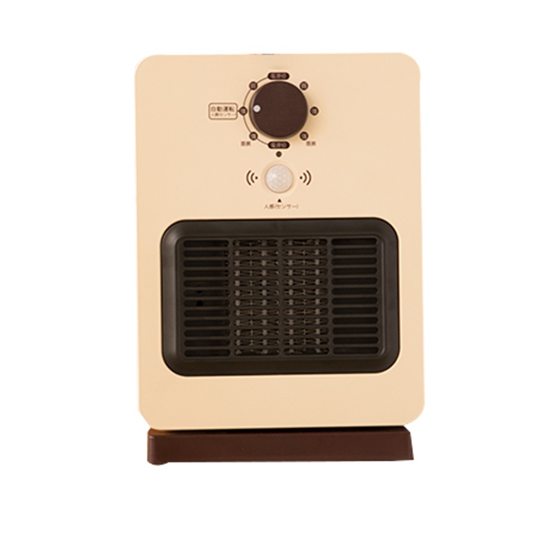 家奈(GENE by HIROSE) 取暖器 PTC陶瓷发热 过热断电保护 旋钮两档调温 家用电暖气CNT12-14B