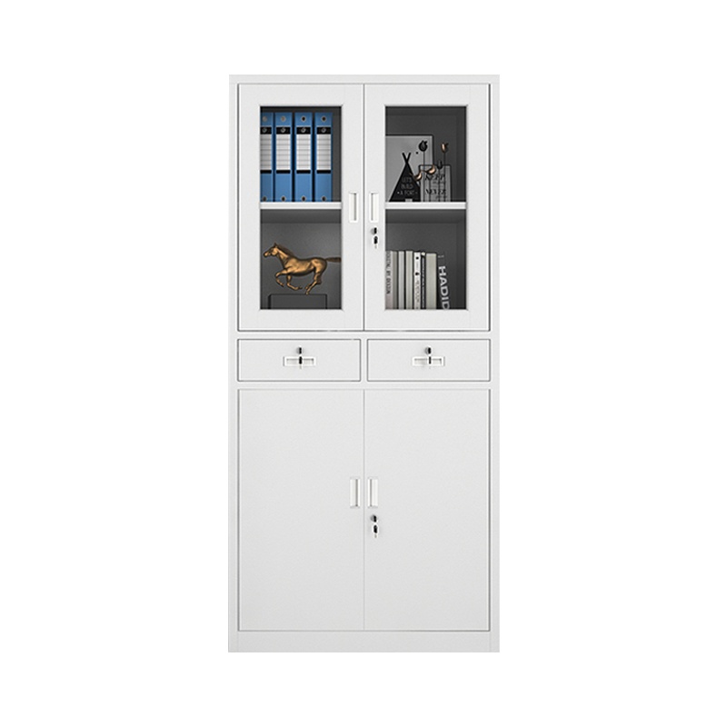 铭威盾钢制文件柜办公资料柜铁皮档案柜带锁储物柜财务凭证柜中二斗器械柜