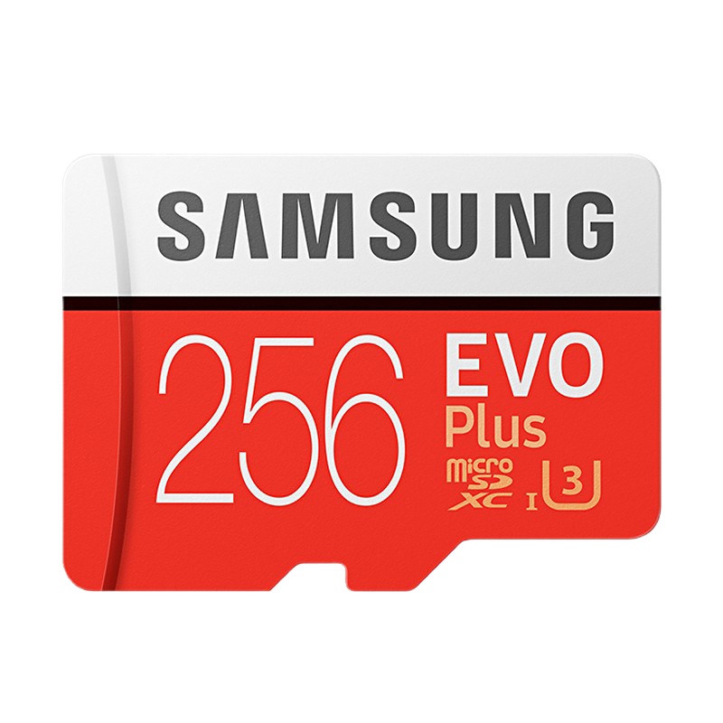 三星（SAMSUNG）256GB TF（MicroSD）存储卡 U3 4K EVO升级版_ 读速100MB