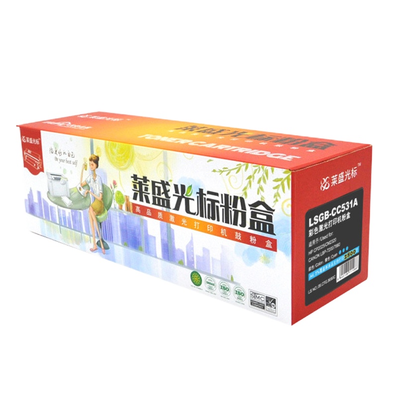 莱盛光标 LSGB-CC531A 硒鼓(计价单位:只)青色