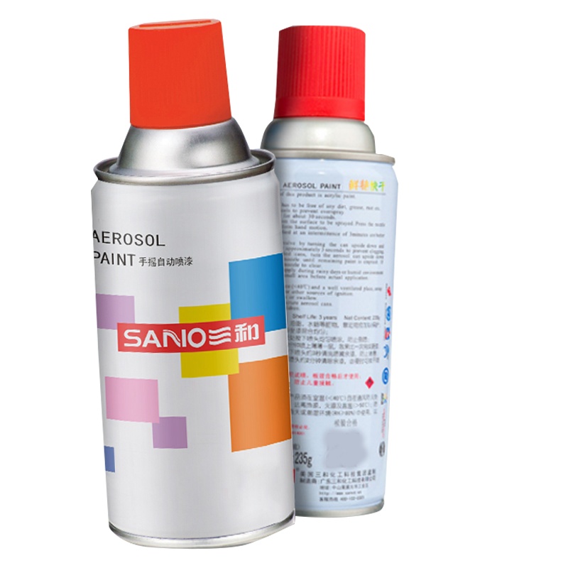 三和普通色系列手摇自动喷漆 26大红 12瓶/箱 (1箱)