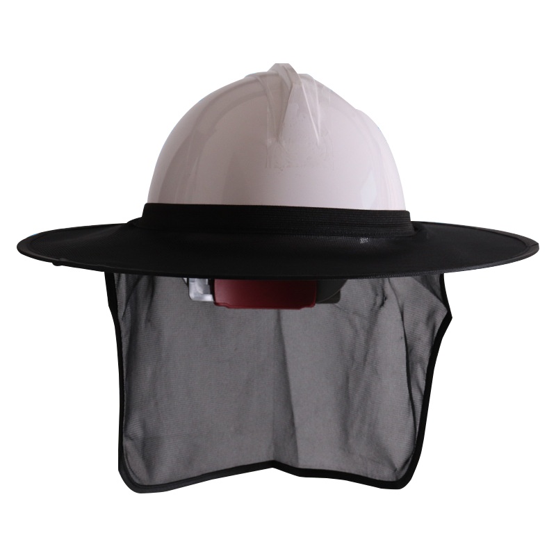 海斯迪克 HK-822 户外工地防晒帽 遮阳帽 遮阳板遮阳帽安全帽遮阳挡 (不含安全帽) 黑色/2个