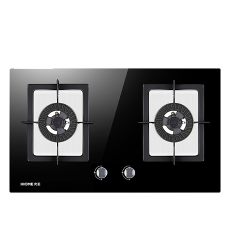 新品 火王(Hione) 嵌入式钢化玻璃燃气灶4.5KW猛火煤气灶具2WJA/B3天然气大火力火王燃气灶煤气灶具节能高效