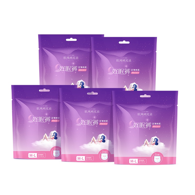纳可至柔好眠裤裤型卫生巾5包10片
