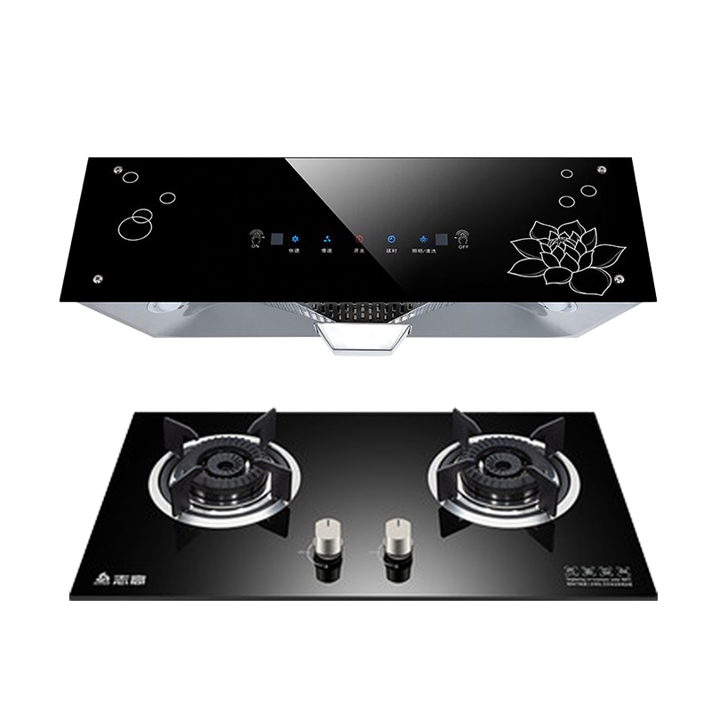 志高(CHIGO)H093C+F200-T 中式顶吸式抽烟机燃气灶具烟灶套餐(天然气)