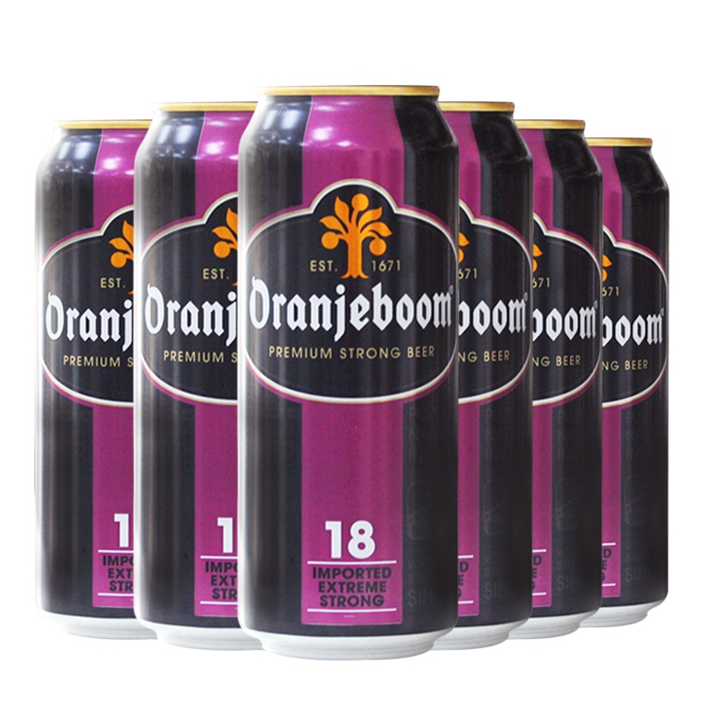 德国进口橙色炸弹烈性啤酒高度强劲18度500ml*6罐整箱
