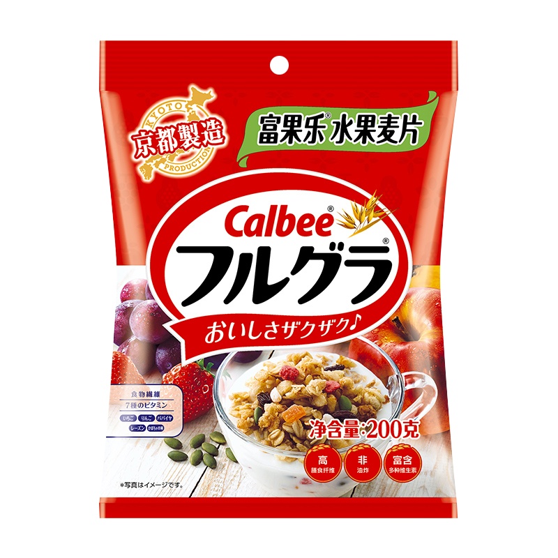 Calbee卡乐比牌富果乐水果麦片200g