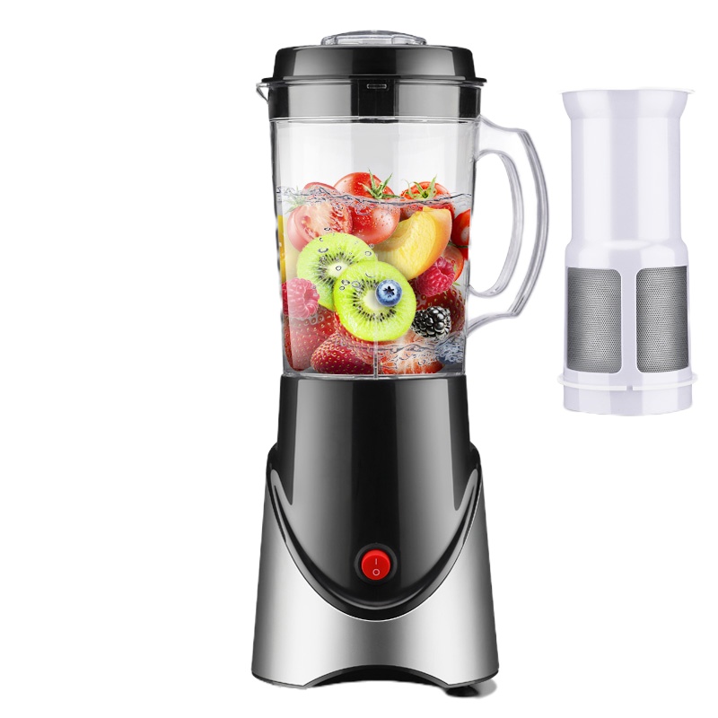 料理机纳丽雅家用小型多功能研磨宝宝婴儿辅食机打浆豆浆破壁绞肉搅拌机 双杯双刀大杯带配件礼包