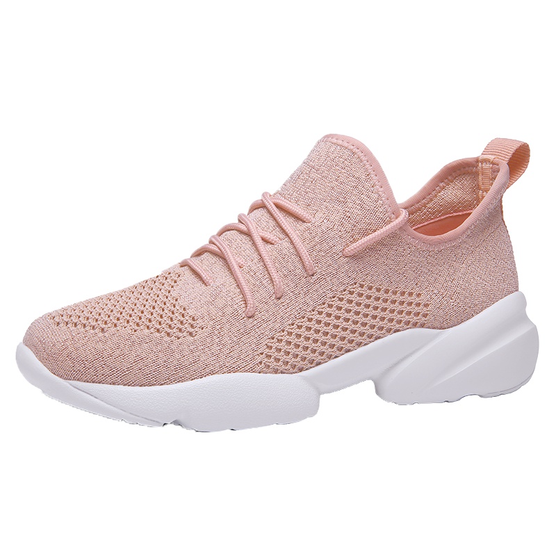 卡帝乐鳄鱼CARTELO 春夏新款 休闲运动女简约系带松糕厚底百搭跑步透气低帮