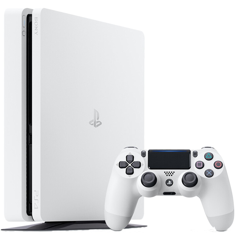 索尼（SONY）PlayStation 4 PS4 体感家用游戏机 白色Slim 500GB 日版