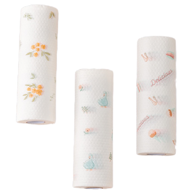 [50片*送支架]干湿两用懒人抹布 家务清洁厨房用品加厚一次性洗碗布家用无纺巾