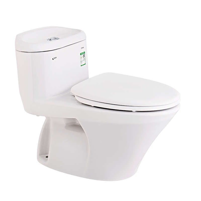 日本-伊奈（INAX）日本伊奈（INAX）虹吸式马桶卫生间杜菌防臭马桶乐净釉面缓降盖板连体坐便器