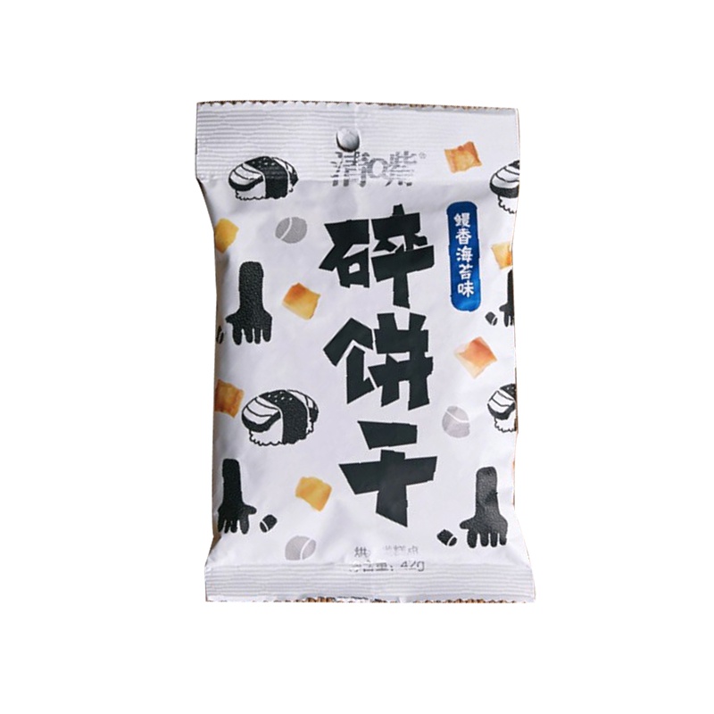 清嘴碎饼干 鳗香海苔味 42g烘焙饼干手指糕点心饼干