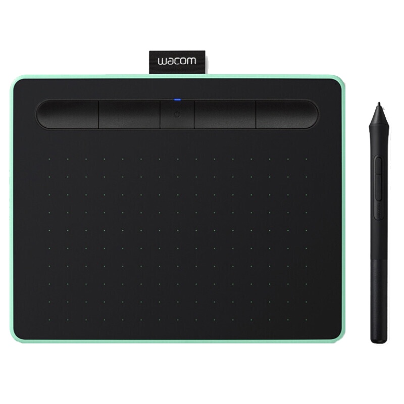 和冠 Wacom CTL-4100WL/EO 数位板 绘画板 4096级压感 电磁压感式 USB2.0/蓝牙 绿色小号