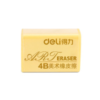 得力(deli) 7534美术橡皮擦 4B美术绘图用 XHJ 牛皮筋 30块装
