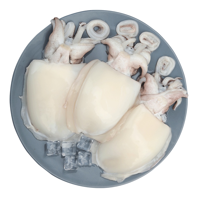 简单滋味 三去大墨鱼 500g 海鲜水产