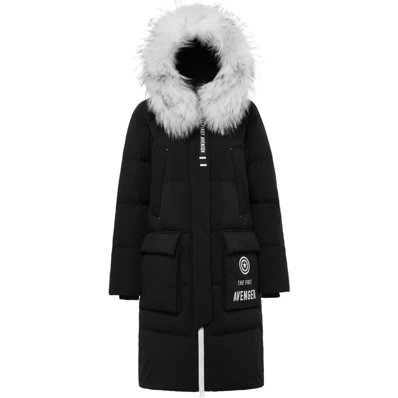 波司登冬季新款鸭绒保暖羽绒服女士中长款外套